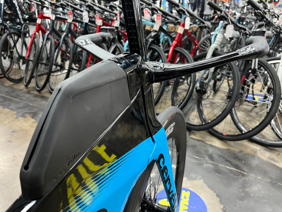 Cervelo P3X SRAM Rival eTap AXS 2x w/ZIPP 808 Firecrest Wheels - Rivera/Fluoro/Black