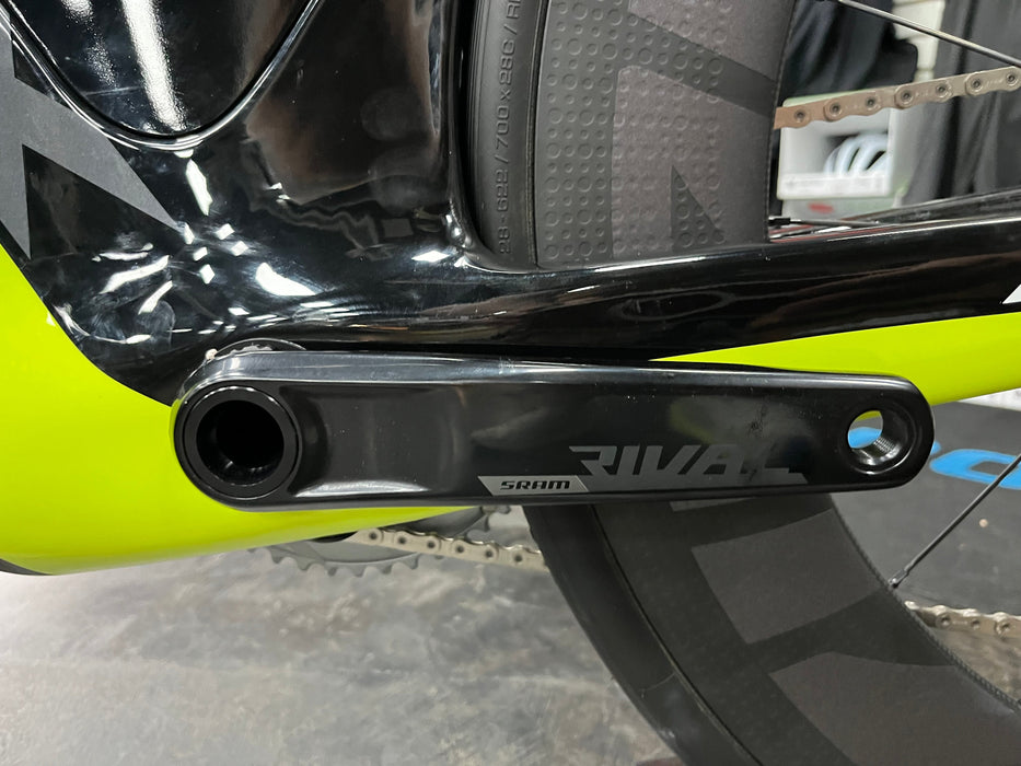 Cervelo P3X SRAM Rival eTap AXS 2x w/ZIPP 808 Firecrest Wheels - Rivera/Fluoro/Black