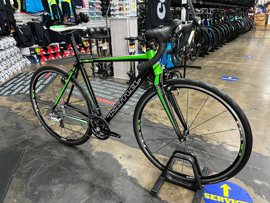 Kona Jake The Snake Shimano Ultegra 10 Speed - Black/Green 2012 USED