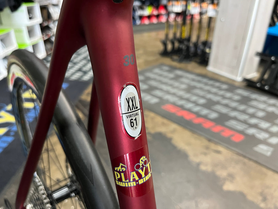 Scott Addict 30 Disc Shimano Tiagra 10 Speed w/Fulcrum Racing Wind 40 Wheels - Red 2021 DEMO