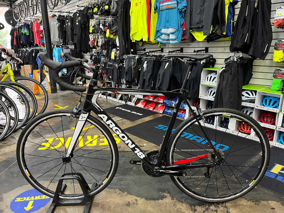 Argon 18 Gallium Pro Shimano 105 11 Speed - Black/White 2019 DEMO