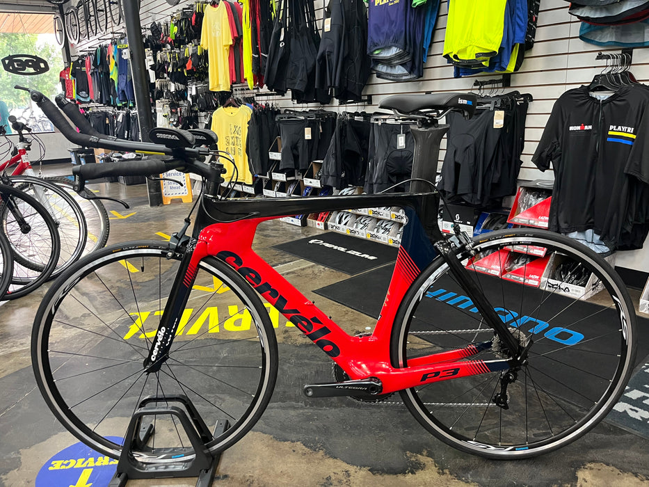 Cervelo P3 Shimano Ultegra/105 11 Speed - Red/Black/Blue