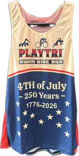 Playtri 4th of July Singlet - Women's