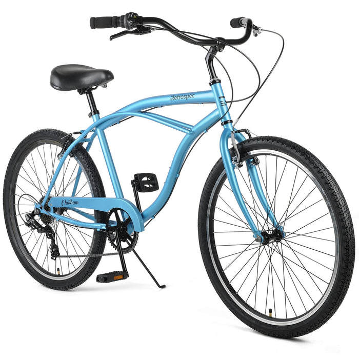 Retrospec Chatham Beach Cruiser 7-Speed 26" - Matte Pacific Blue