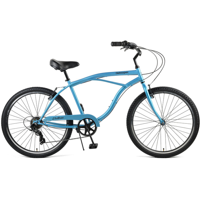 Retrospec Chatham Beach Cruiser 7-Speed 26" - Matte Pacific Blue