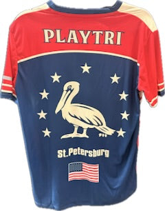 Playtri 4th of July Tech Tee- Women's