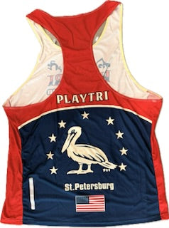 Playtri 4th of July Singlet - Men's