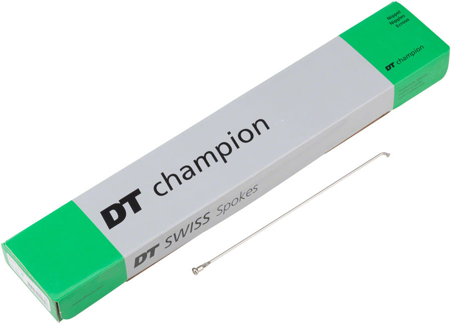 DT Swiss Champion Spoke: 2.0mm, 300mm, J-bend, Silver