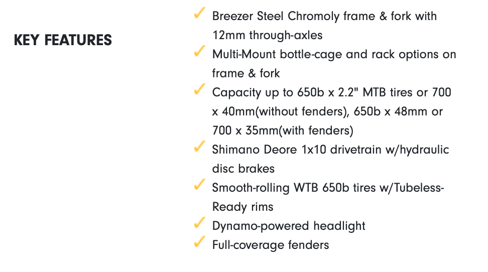 Breezer Bikes Doppler Cafe+ Shimano Deore 10-Speed