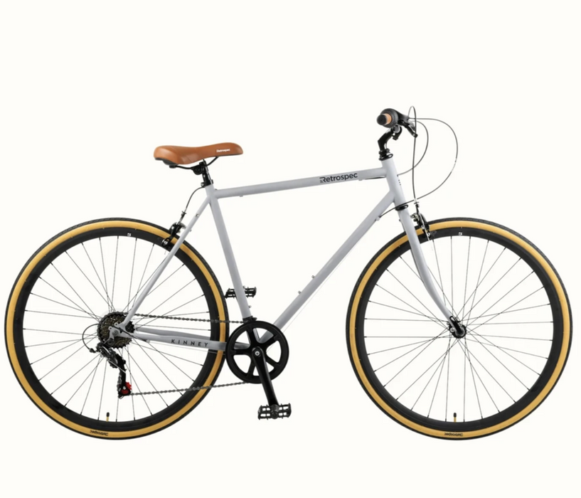 Retrospec Kinney City Bike 7-Speed Shimano Tourney - Matte Gunmetal