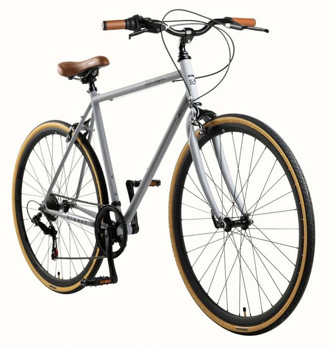 Retrospec Kinney City Bike 7-Speed Shimano Tourney - Matte Gunmetal