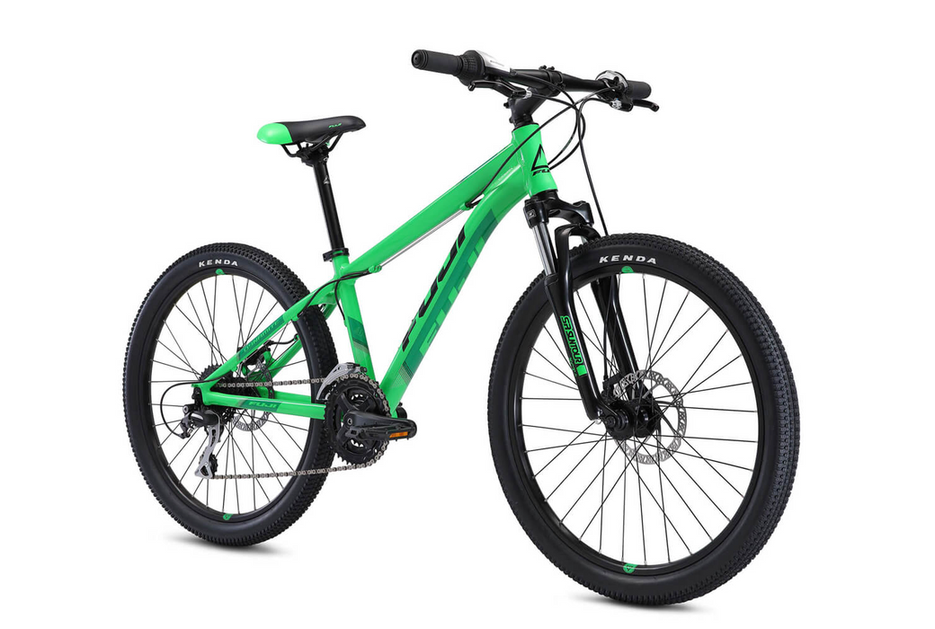 Fuji Dynamite 24 Pro Disc Kids Mountain Bike Shimano Acera - Green