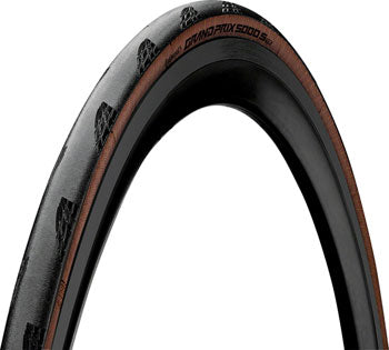 Continental Grand Prix 5000 S TR Tire - Tubeless, Folding, Black/Transparent, BlackChili, Vectran Breaker, LazerGrip, ACT
