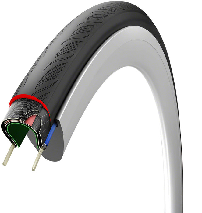 Vittoria Rubino V Tire - Tubeless, Folding, Black, 1C Graphene + Silica, G2.0