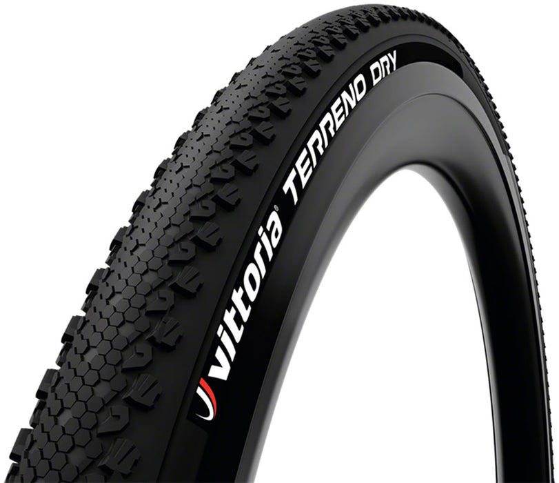 Vittoria Terreno Dry Tire - 700 x 38, Clincher, Wire, Black, 2C