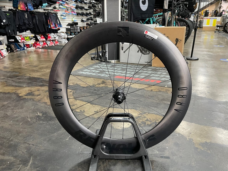 Reynolds AR80 Disc Carbon Clincher Tubeless Wheelset - Black Vinyl Decal